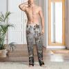 Custom Pajamas with Face Custom Casual Pajama Pants for Men Personalized Pajama Set with Photo Image Customize Funny Text Logo Pj Pants Put Your Image Text On It Large view 3