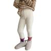 Baby Girls Winter Leggings Fleece Lined Toddler Kids Basic Solid Full Length Pants for School Girl (Beige, 5-6 Years) view 1