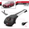 acpar Compatible with Renault Laguna (X56) 1996-200 ACE-1 Car Roof Rack Cross Bar Grey Aluminium 3 Bars view 3