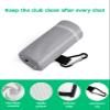 Savannan Golf Towels, Light Gray Microfiber Waffle Absorbent Golf Accessories with Handy Clip for Golf Bag for Women, Men 24x16 Inch view 4
