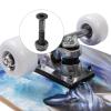 PATIKIL Skateboard Hardware Kit 1-1/8", 8pcs Carbon Steel Grade 8.8 Mounting Screws Bolts Nuts Set for Skateboard Cruiser, Black view 4