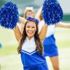 60 Pcs Cheerleading Pom Poms Bulk Cheer Pom Poms Sets Metallic Foil Fun Spirited Cheer Pom Poms with Plastic Handles, Cheerleader Pompoms for Kids Adults Sports Match Cheering Squad view 4