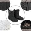 SAVIOR HEAT Heated Boots Heated Shoes for Women Men,Electric Rechargeable Heated Foot Warmer for Feet,Stylish Winter Footwear (Black,M6.5/W8) view 3