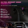 Fitense LED Reflective Belt Sash with Phone Holder, High Visibility Reflective Running Gear Rechargeable Light Up Safety Lights for Walkers for Runners Men Women view 2