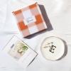 Yoqanr Ceramic Jewelry Tray Initial Ring Dish Personalized A-Monogrammed Engagement Wedding Gifts,Decorative Jewelry Holder for Friends,Sister,Birthday Mother's Day Christmas for Women,Ceramic White view 2