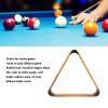 Diydeg Pool Triangle Rack, Wood Billiard 9 Ball Triangle Rack, Portable Billiard Ball Rack Pool Table Accessories for English, and Fancy Billiards view 3