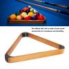 Diydeg Pool Triangle Rack, Wood Billiard 9 Ball Triangle Rack, Portable Billiard Ball Rack Pool Table Accessories for English, and Fancy Billiards view 4