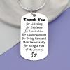 12 Pcs Mentor Keychain for Men Thank You Keychain Appreciation Jewelry for Coworker Boss Going Away Gift Teacher Retirement Present Teacher Appreciation Gift Boss Gifts Leaving Present for Mentor view 4