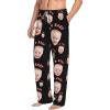 Custom Pajamas with Face Custom Casual Pajamas for Men Personalized Pajama Pants with Photo Image Customize Funny Text Logo Pajamas Set Add Photos and Text for You XX-Large view 2
