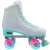 WELLWON Roller Skate for Women and Girls, High-top Double Row-Classic Rollerskates Size 8, Indoor Outdoor Roller Skate Shoes for Beginner Ladies view 2