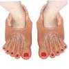 Nirelief Halloween Monster Feet Big Jumbo Foot Slippers Cosplay Costume Props for Party 1Pair Beige Halloween Jumbo Feet Halloween Cosplay Costume Props Monster Feet Slippers view 1