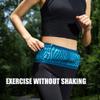 AONIJIE Running Race Belt, Hidden Travel Money Belt, Moisture Wicking Fanny Pack for Men Women, Fits Phones up to 6.8 inches (Black,X-Large) view 3