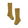 Baby Toddlers Kids Knee High Socks Cozy Warm Cotton Uniform Sports Socks Dress Socks Cable Knit (Yellow, 0-6 Months) view 1