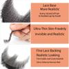 Fake Beard Fake Mustache Human Hair Full Hand Tied Lace Facial Hair Black Realistic Goatee Beard Festival Costume Beard Parties Cosplay (Style 1) view 3