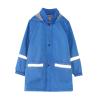 Kids Raincoat with Hood, Toddler Lightweight Rain Jacket, Children Rainwear, Boy Girl Waterproof Rain (Blue, 2 Years) view 2