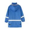 Kids Raincoat with Hood, Toddler Lightweight Rain Jacket, Children Rainwear, Boy Girl Waterproof Rain (Blue, 2 Years) view 3
