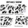 DIOTSR Mens Graphic Print Shorts Cool Mesh Basketball Shorts Casual Flat Front Shorts Summer Drawstring (White,Medium) view 4