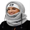 VELAI Balaclava Fleece Ski Mask for Men Women Winter Face Masks Windproof Hooded Scarf Cold Weather Hat Neck Warmer(Grey) view 1