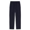 Girls Boys Pull-on Twill Pant Toddler School Uniform Skinny Stretch Elastic Waist Pockets Leg Jegging (Navy, 7-8 Years) view 1