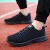 IWIHMIV Mens Tennis Shoes Mens Slip On Walking Shoes Non Slip Running Shoes Breathable Workout Shoes Comfortable Sneakers (Black, 11) view 2