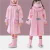 Boy Girl Rain Coat Toddler Raincoat Girls Rain Poncho Lightweight Waterproof Kids Youth Rain Jacket Rain Gear (Yellow, 8-9 Years) view 4