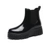 CPMBFDC Women's Short Rain Boots Outdoor Non-Slip Work Boots Garden Boots Comfortable Lightweight Waterproof Rain Boots (Black,7) view 1