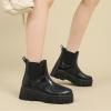 CPMBFDC Women's Short Rain Boots Outdoor Non-Slip Work Boots Garden Boots Comfortable Lightweight Waterproof Rain Boots (Black,7) view 2