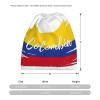 Cute Colombia Flag Multifunction Beanie Hats Soft Stretch Skull Cap Slouchy Colombian Fashion Scarf for Men Women view 3