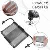 Ymapinc 10pcs Small Mesh Drawstring Bags Black Gym Drawstring Bags view 3