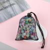 Ymapinc 10pcs Small Mesh Drawstring Bags Black Gym Drawstring Bags view 4