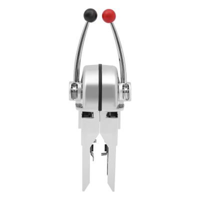 YIYIBYUS Boat Twin Lever Control, Throttle Control Boat Dual Control Universal Top Mount Marine Jet Lever Dual Handle Throttle Controller Assembly Outboard