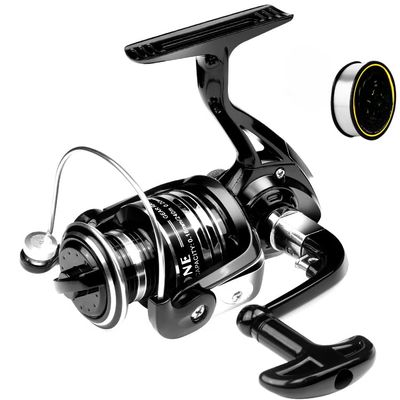 EIVCIVB Fishing Reel Light Weight Ultra Smooth Aluminum Spinning, Graphite Frame, Aluminum Spool Fishing Reel Freshwater Saltwater (XY2000)