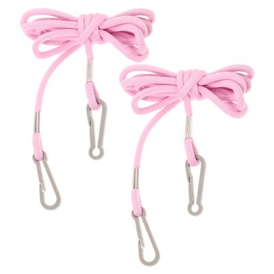 POPETPOP 2Pcs Adjustable Glove Lanyard Clip for Boy Girl Elastic Mitten Holder Strap Nylon Glove Keeper for Winter Sports and Outdoor Activities