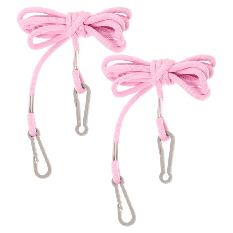 POPETPOP 2Pcs Adjustable Glove Lanyard Clip for Boy Girl Elastic Mitten Holder Strap Nylon Glove Keeper for Winter Sports and Outdoor Activities