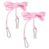 POPETPOP 2Pcs Adjustable Glove Lanyard Clip for Boy Girl Elastic Mitten Holder Strap Nylon Glove Keeper for Winter Sports and Outdoor Activities view 1