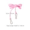 POPETPOP 2Pcs Adjustable Glove Lanyard Clip for Boy Girl Elastic Mitten Holder Strap Nylon Glove Keeper for Winter Sports and Outdoor Activities view 4