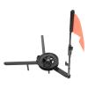 Anneome Ice Fishing Tip- Lightweight Foldable Flag for Ice Fishing Black Design view 1