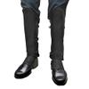 ITODA Medieval Pirate Boot Covers Halloween PU Leather Costume Punk Renaissance Halloween Cosplay Men's Knight Leg Guard view 1