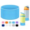 Mokoart Silicone Boot Compatible with Owala Kids Water Bottle 16/14 oz, Anti-Slip Rubber Bottom Protective Sleeve for Owala Flip 14oz (Light Blue) view 1