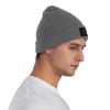 Deus Vult Knights Templar Cross Knit Beanie Men's Knit Hat Unisex Cap Deep Heather view 4