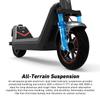 NIU 300X Electric Scooter - All-Terrain Suspension, 37.3 Miles Long Range, Self-Healing Tires, Max 1000W Motor, Triple-Braking System, 10.5'' Self-Healing Tires, Foldable Design, UL Certified view 2
