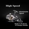 EIVCIVB Fishing Reel Light Weight Ultra Smooth Aluminum Spinning, Graphite Frame, Aluminum Spool Fishing Reel Freshwater Saltwater (4000) view 2
