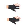 3 Finger Billiard Pool Glove Left Hand, Spandex Glove Breathable Quick Dry Billiard Glove for Men Women
