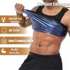 Dosurgorn Infernowear Sauna Tech,Sauna Tech Vest,Sauna Suit,Sauna Shirt for Men,Sauna Sweat Vest Workout Tank Top (Sliver-A,4XL/5XL) view 2