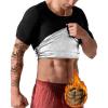 Dosurgorn Infernowear Sauna Tech,Sauna Tech Vest,Sauna Suit,Sauna Shirt for Men,Sauna Sweat Vest Workout Tank Top (Sliver-B,4XL/5XL) view 1