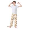 ALAZA Capybara Animal Print Pajama Pants Long Sleep Pant Pajama Bottoms Elastic Waist with Pockets 11-12 Years view 2