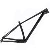 HWEVDHJ Carbon Fiber Bike Frame 27.5er 29er Mountain Bike Frame XC Hardtail Frame 15''/17''/19'' Disc Brake Thru Axle Frame Internal Routing(Glossy Black,27.5 * 15'') view 1