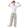 ALAZA Badger Leaves Animal Pajama Pants Long Sleep Pant Pajama Bottoms Elastic Waist with Pockets 13-14 Years view 2