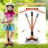 3 Wheel Scooter for Kids Ages 6-12,Kids Scooter with Light Up Wheels, Sturdy Deck Design, and 4 Height Adjustable Suitable for Kid Ages 3-12 view 2