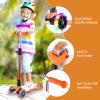 3 Wheel Scooter for Kids Ages 6-12,Kids Scooter with Light Up Wheels, Sturdy Deck Design, and 4 Height Adjustable Suitable for Kid Ages 3-12 view 4